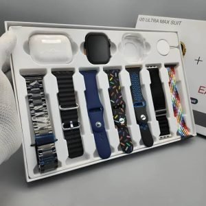 Smart Watch 10 in 1 Including 7 strap and 1 earphone - Image 1